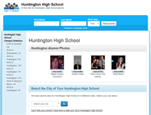 Tablet Screenshot of huntingtonhighschool.net